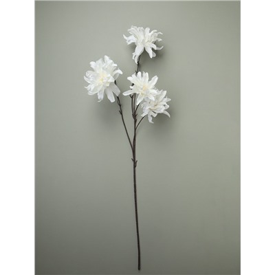 Цветок искусственный БЕЛЫЙ 82 см / ZHQ-4 /уп 200/ 4 цветка