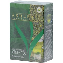 ASHLEY'S. Green tea 100 гр. карт.пачка