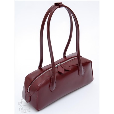 Сумка женская кожаная 6003LP burgundy Polina&Eiterou