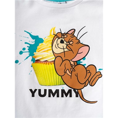 Фуфайка трикотажная для девочек (футболка)