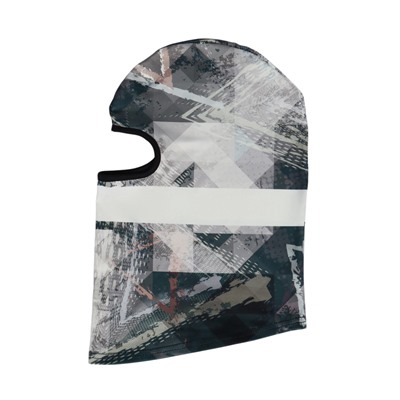 Маска-балаклава Gray Shapes, размер универсальный, серая