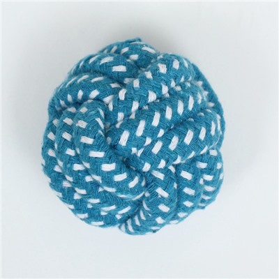 Мячик из каната, до 50 г, 6 см, синий