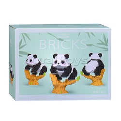 Конструктор "Панда" (458 дет.) в коробке