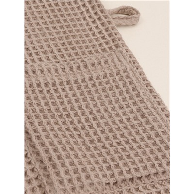 Халат вафельный мужской SL HOME: Boho «Саббиа», размер M, хлопок 100%, коричневый