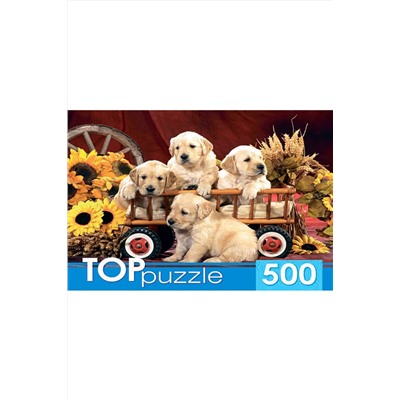 ПАЗЛЫ 500 элементов. КБТП500-6799 Щенки лабрадора