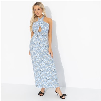 Сарафан макси, Подсказало сердце (голубой)