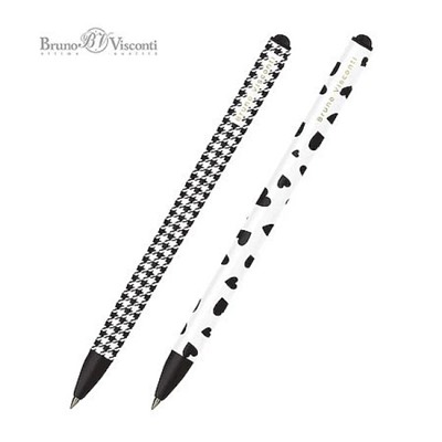 Ручка шариковая 0.38 мм "BLACK&WHITE" синяя 20-0215/73 Bruno Visconti