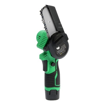 Пила цепная аккумуляторная Zitrek GreenSaw 12 082-1859, 12 В, 1.5 Ач, Li-ion АКБх2 шт., ЗУ