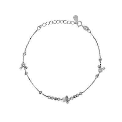 Браслет из серебра без вставки, ТФБ-1381