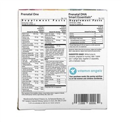 Rainbow Light, Prenatal Daily Duo, Prenatal One и Prenatal DHA Smart Essentials, комплекс витаминов для беременных, 30 таблеток + 30 капсул