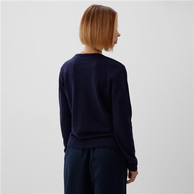 Джемпер женский MINAKU: Knitwear collection, синий, размер 46-48