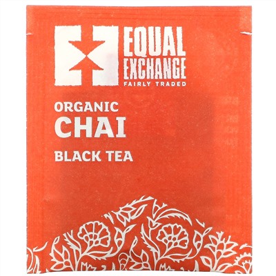 Equal Exchange, Organic Chai Black Tea, 20 Tea Bags, 1.41 oz (40 g)