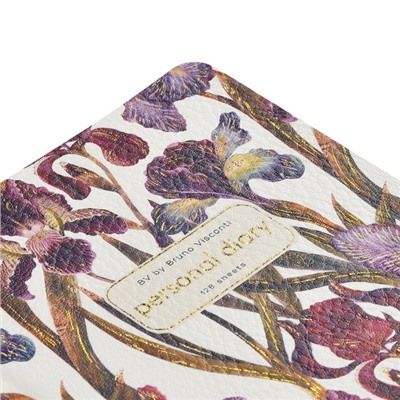 Ежедневник недатированный А6+ ЛАЙТ "Ирисы" 3-742/10 Bruno Visconti