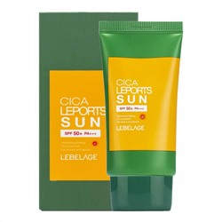Lebelage Солнцезащитный крем для лица для активного отдыха / Cica Leports Sun Cream SPF50+ PA+++, 30 мл 24682