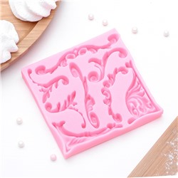 Молд «Вензельный оттиск», 9.8×9.8 см, МИКС