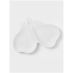 Менажница керамическая 2 ячейки «Груши», 25×19×3 см