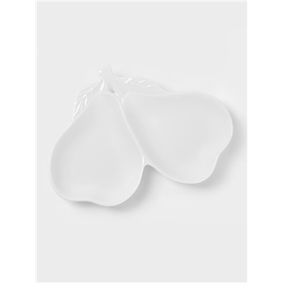 Менажница керамическая 2 ячейки «Груши», 25×19×3 см