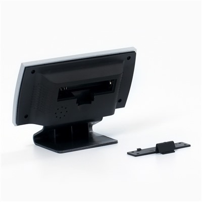 Часы электронные настольные «Канис», календарь, будильник, 10.5×4.2×7.7 см, от батарейки 1×ААА