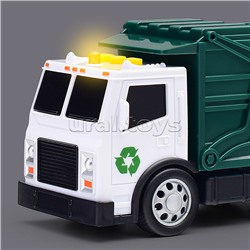 Машина "Мусоровоз" 1632 (свет, звук) в коробке