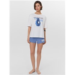 КОМПЛЕКТ ЖЕНСКИЙ (ДЖЕМПЕР, ШОРТЫ) 592591