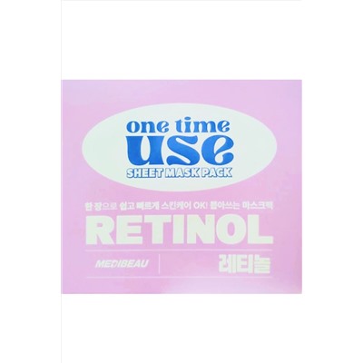 MEDIBEAU Набор тканевых масок для лица с ретинолом / One Time Use Retinol Sheet Mask Pack, 30 шт. KRISTALLER, 1119147