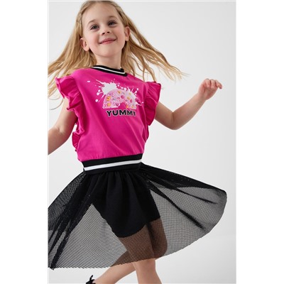 Юбка-легинсы трикотажные для девочек PLAYTODAY, 1240331