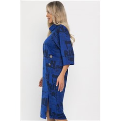 Платье трикотажное Конфетти (синее) П14294-18М