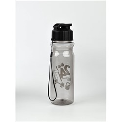 Бутылка для воды пластиковая «24/7», 500 мл, чёрная