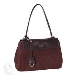 Сумка женская кожаная 9766VGAA coffee Vitelli Grassi