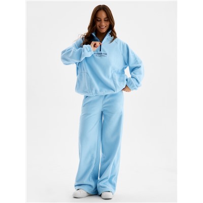 Костюм женский флисовый (кофта, брюки) MIST, размер 44, голубой