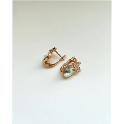 Серьги с кристаллами Swarovski