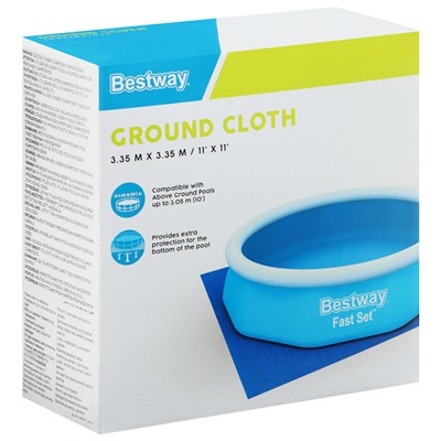 Подстилка для круглых бассейнов, 335×335 см, 58001 Bestway