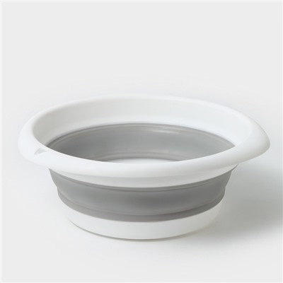 Таз складной «Флекс», 5.5 л, 32.5×33×4.5 см, смоки