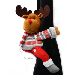 Новогоднее украшение Олень 31*20 см / Е106 /уп 100/ на липучках