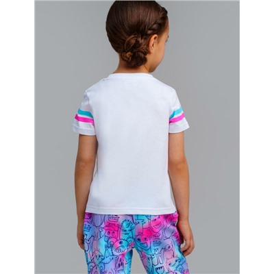 Фуфайка трикотажная для девочек (футболка)