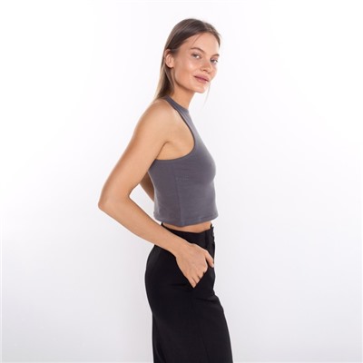 Майка женская CHIC&CHARISMA, тёмно-серая, размер 42 (S)