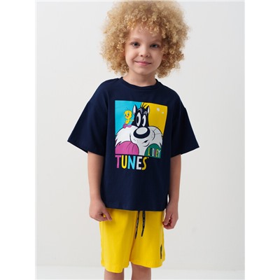 Комплект трикотажный для мальчиков: фуфайка (футболка), шорты