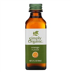 Simply Organic, Апельсиновый ароматизатор, 2 жидк. унц. (59 мл)
