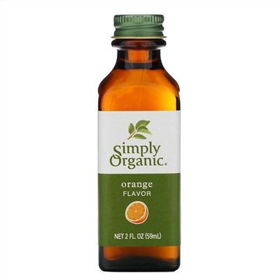 Simply Organic, Апельсиновый ароматизатор, 2 жидк. унц. (59 мл)