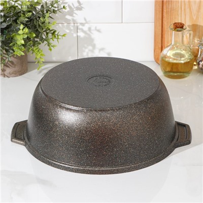 Кастрюля-жаровня Granit ultra (original), 5 л, d=28 см, антипригарное покрытие, цвет чёрный