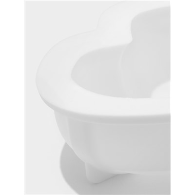 Форма для муссовых десертов и выпечки Доляна «Влюблённые сердца», силикон, 27×17 см, белая