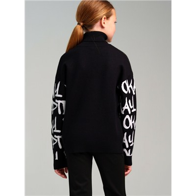 Свитер трикотажный для девочек