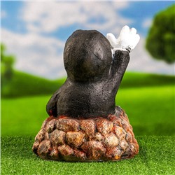 Садовая фигура из гипса «Крот в норке», 30×25×25 см