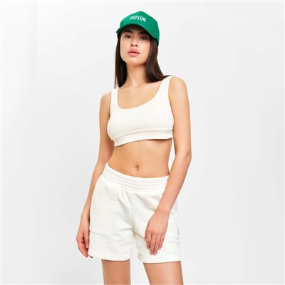 Топ укороченный женский Mist Old School, размер 46, молочный