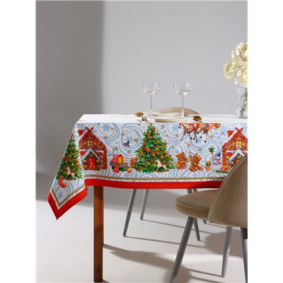 УЦЕНКА Скатерть Этель "Новогодняя сказка" 150х220см +/-3см с ГМВО, хл100%