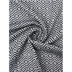 Плед с кисточками «Этель» East, 100×180 см, тёмно-серый