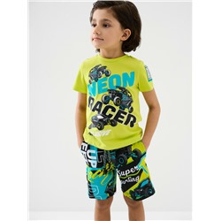 Комплект трикотажный для мальчиков: фуфайка (футболка), шорты