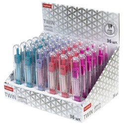 Циркуль металлический в пластиковом футляре "ТВИН" (085303) Хатбер