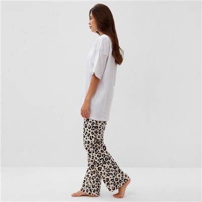 Пижама женская (футболка, брюки) KAFTAN Style, размер 40-42