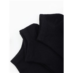 Носки мужские спортивные укороченные 3 пары Resport, размер 39-41, чёрные